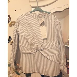 Zara long sleeve shirt/blouse
